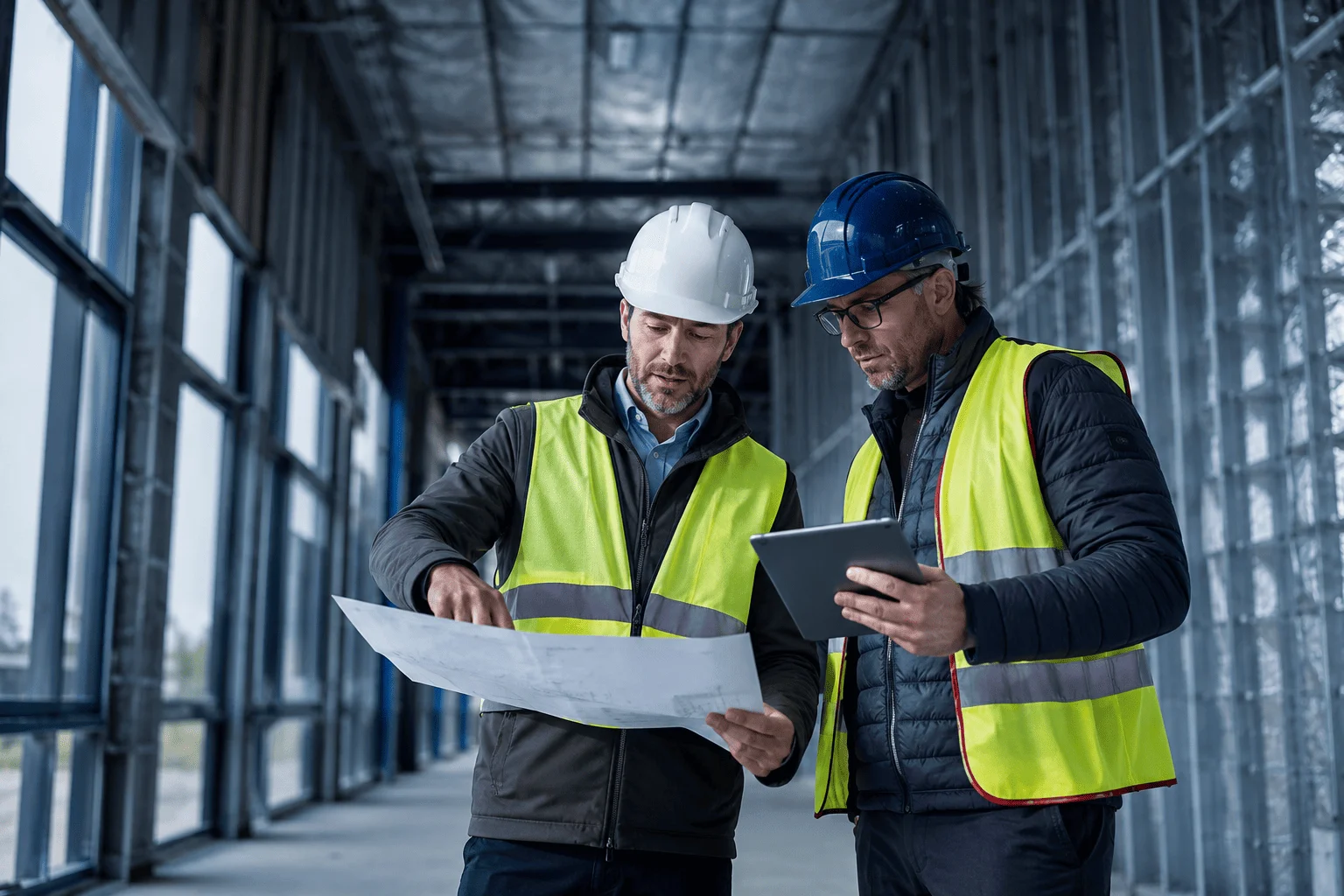 Commercial insulation project delivery and contractor coordination on site